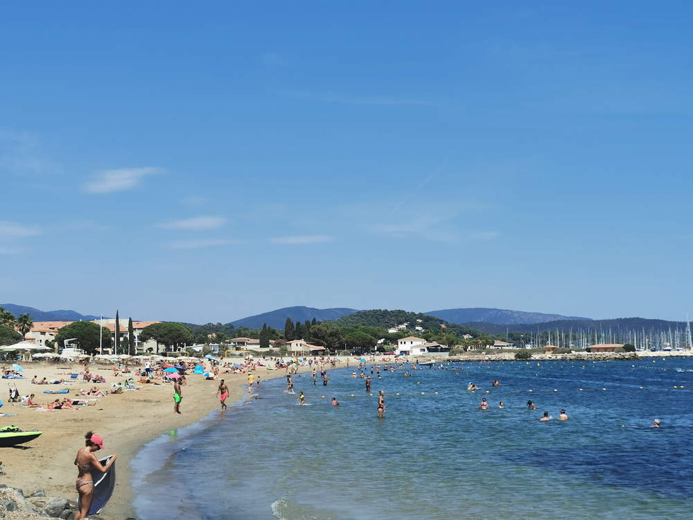 strand la londe les maures